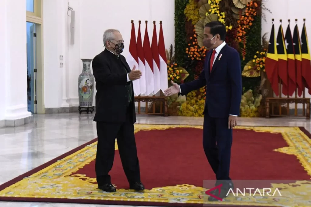 Indonesian President Joko Widodo with President of the Democratic Republic of Timor Leste Jose Ramos-Horta last year at the Bogor Palace (Antara)