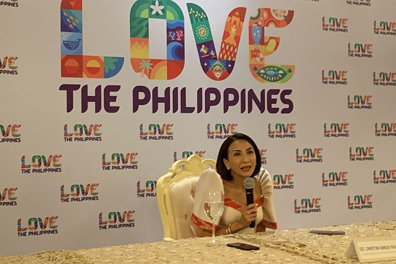 Tourism Secretary Christina Frasco continues to support the new “Love the Philippines” campaign (Philstar)