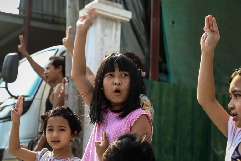 UN expert Tom Andrews accuses the Myanmar military of actively targeting children in its crackdown on opponents [File: Stringer/EPA - aljazeera.com]