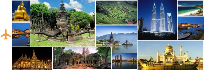 Image of Iconic Places Across Southeast Asia (jarimon.com) 